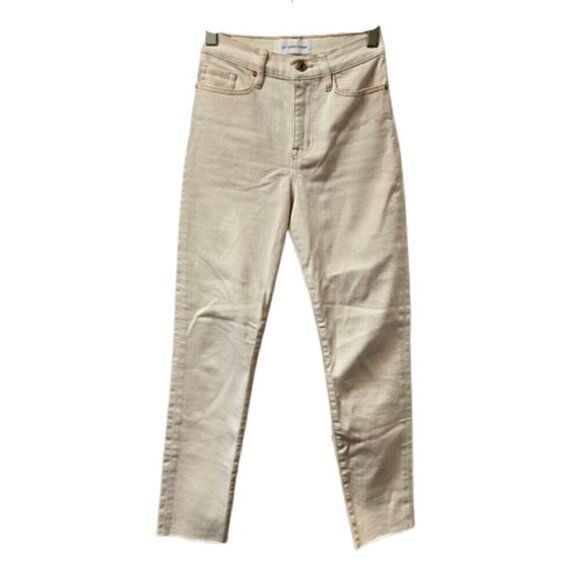 Outland Denim Denim - Outland Denim Lucy Relaxed Skinny High Rise Jean Ecru